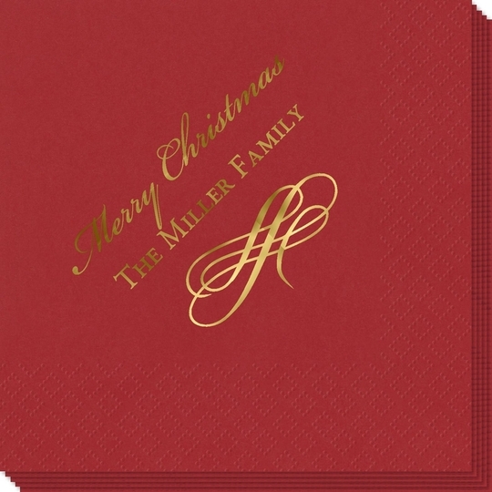 Scrolled Coronation Napkins