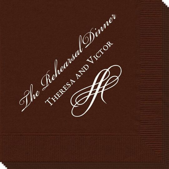 Scrolled Coronation Napkins