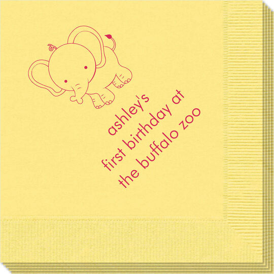 Sweet Elephant Napkins