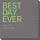 Bold Best Day Ever Napkins Image 6 of 6