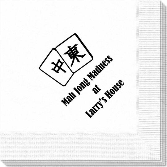 Mah Jong Tile Napkins
