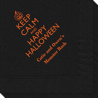 Keep Calm and Happy Halloween Napkins