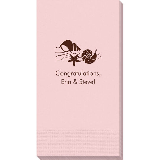 Sea Shells Guest Towels