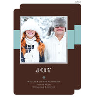 Chocolate and Lagoon Joy Photo Cards