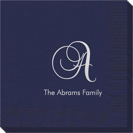 Elegant Initial Napkins