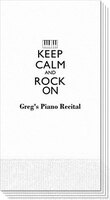 Keep Calm and Rock On Guest Towels