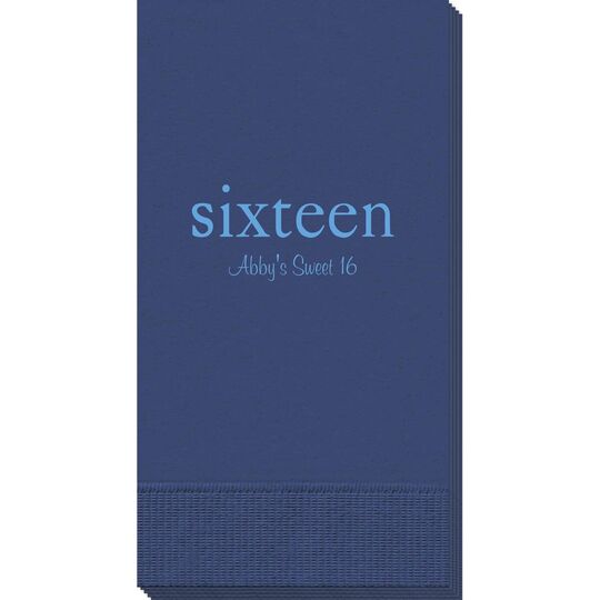 Select Your Big Number Guest Towels