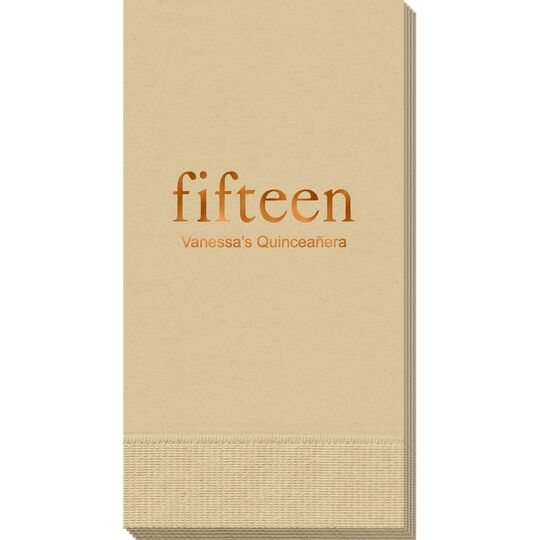 Select Your Big Number Guest Towels