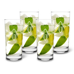 Maestro 13 oz. Deluxe Highball Glassware Set of 4