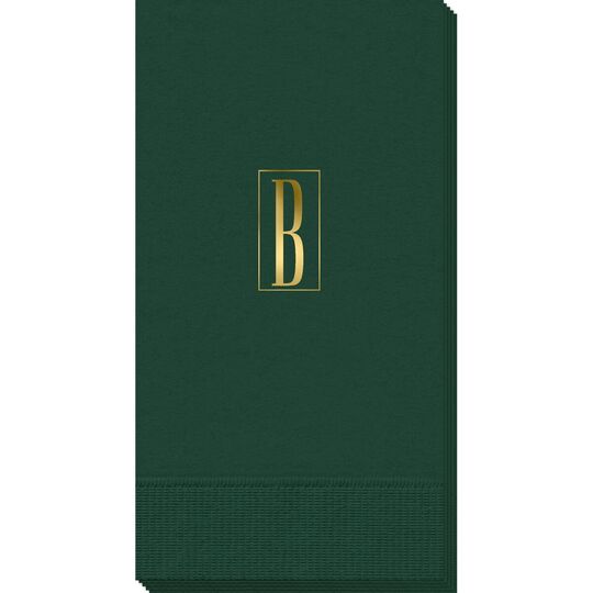 Contempo Monogram Guest Towels
