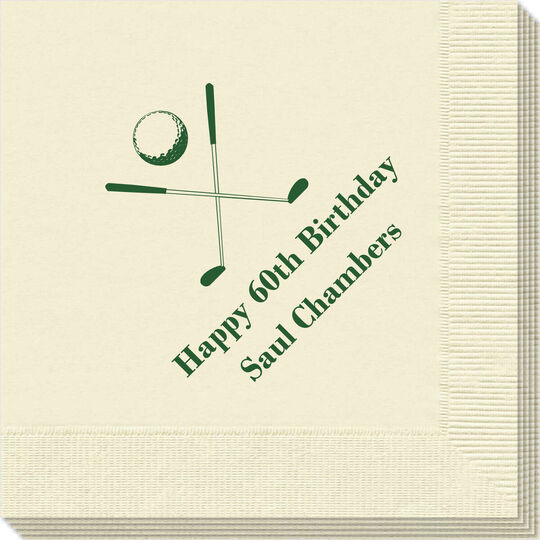 Golf Clubs Napkins