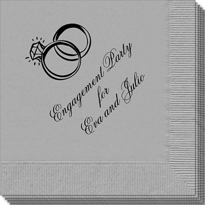 Wedding Rings Napkins