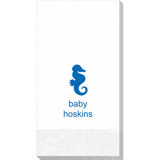 Seahorse Guest Towels