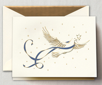 Engraved Dove Holiday Cards