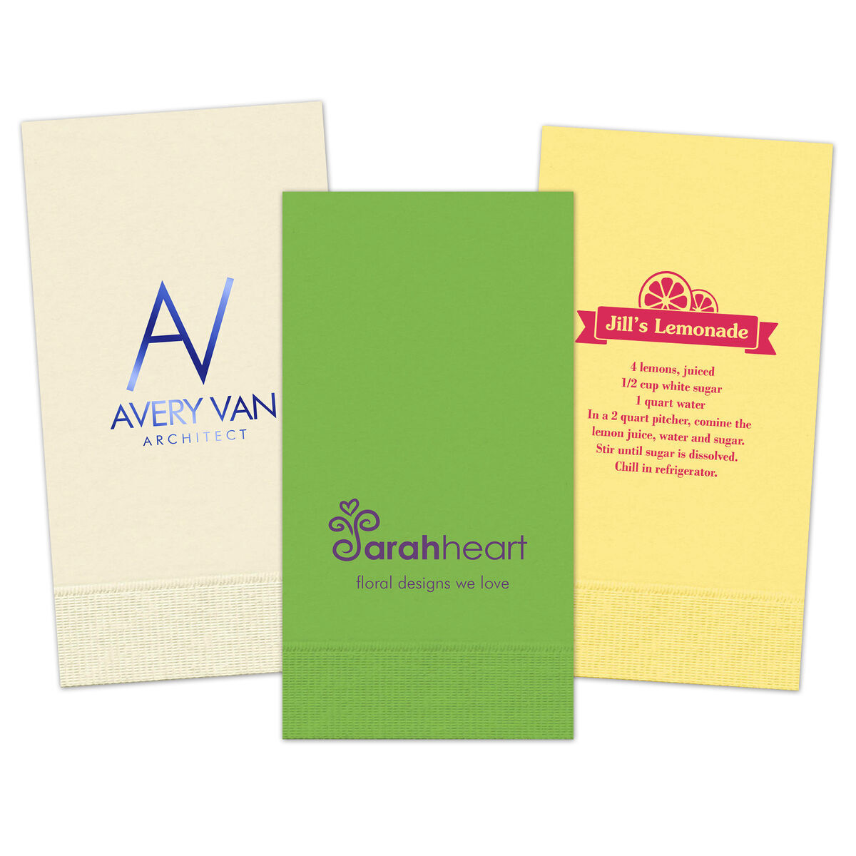 Custom discount guest towels