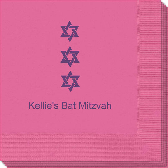 Star of David Row Napkins