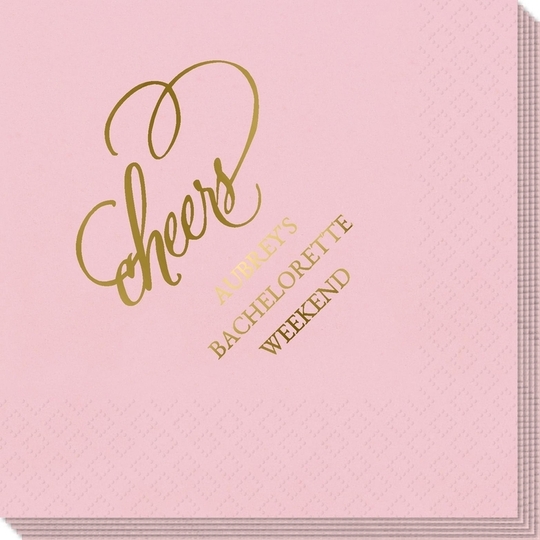 Refined Cheers Napkins