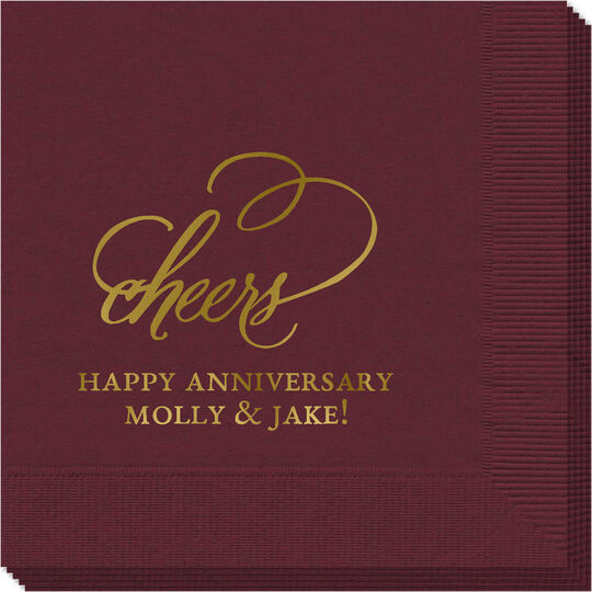 Refined Cheers Napkins