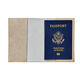 Personalized Metallic Leather Passport Cover Image 2 of 2