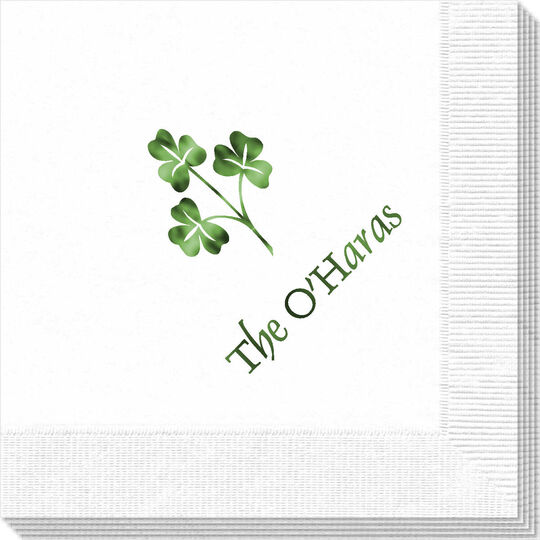 Three Clovers Napkins