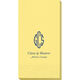 Shaped Oval Monogram with Text Guest Towels Image 1 of 2