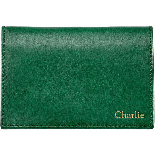 Traditional Folded Leather Card Case