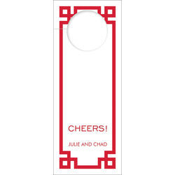 Red Corner Key Wine Tags