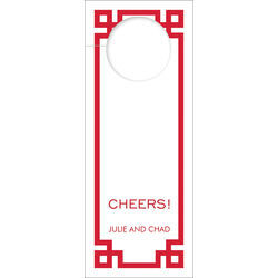 Red Corner Key Wine Tags