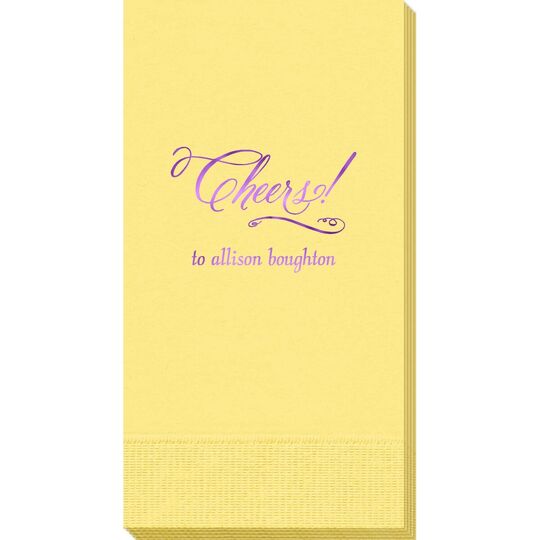 Elegant Cheers Guest Towels