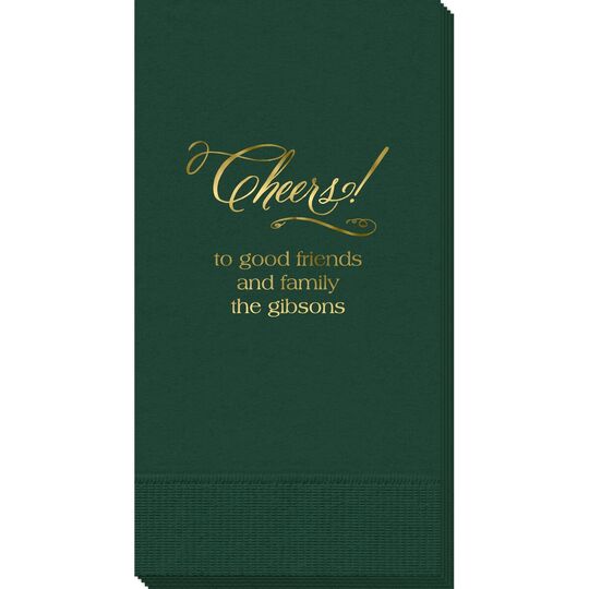 Elegant Cheers Guest Towels