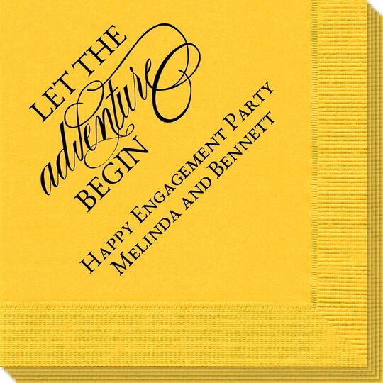 Let the Adventure Begin Napkins