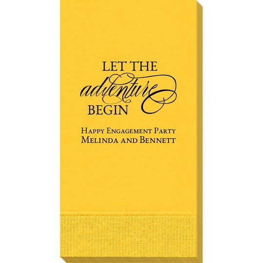 Let the Adventure Begin Guest Towels