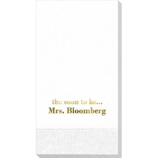 Soon to be Mrs Guest Towels