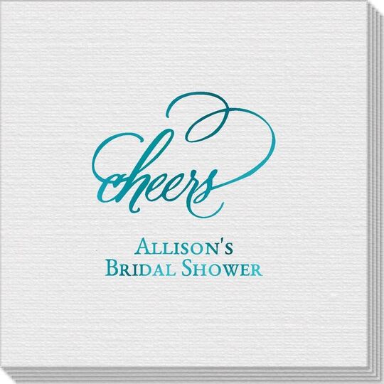 Refined Cheers Linen Like Napkins