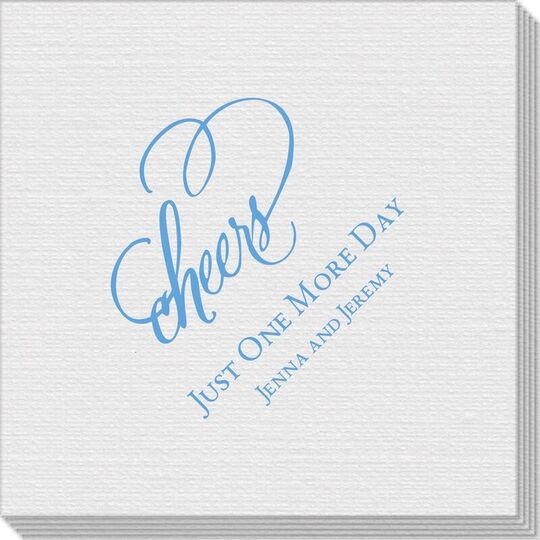 Refined Cheers Linen Like Napkins