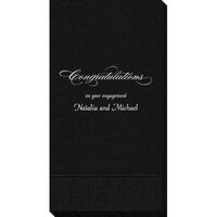 Elegant Congratulations Guest Towels
