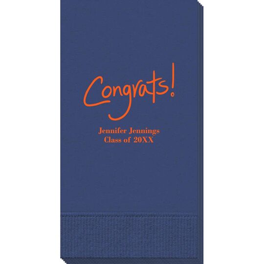 Fun Congrats Guest Towels