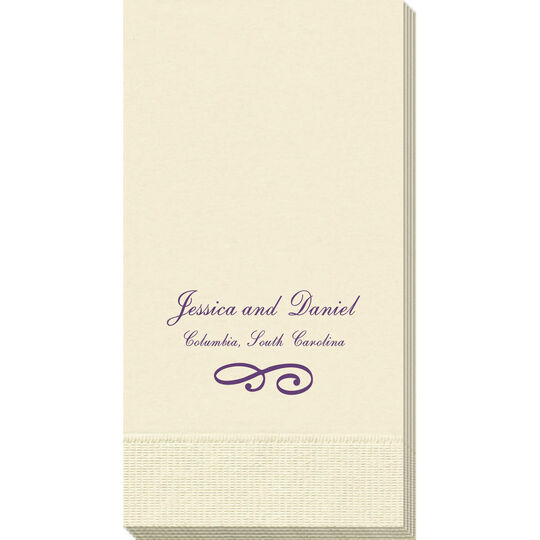 Little Scroll Guest Towels