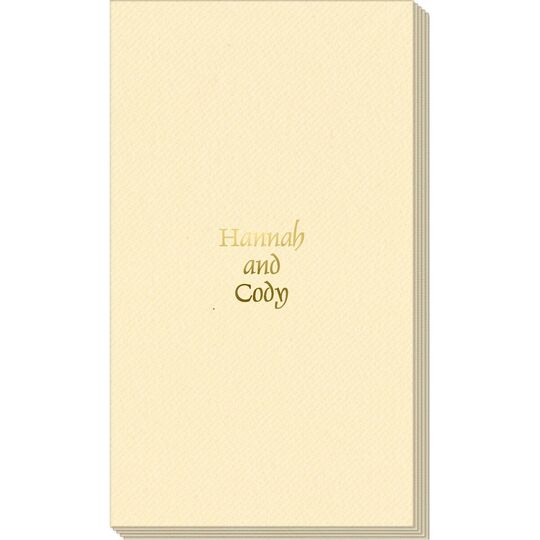 Always Flaunt Your Names Linen Like Guest Towels