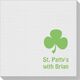 Three Leaf Shamrock Linen Like Napkins Image 2 of 2