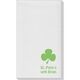 Three Leaf Shamrock Linen Like Guest Towels Image 2 of 2
