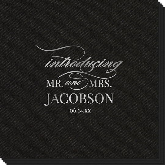 Introducing Mr. and Mrs. Linen Like Napkins