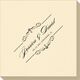 Bellissimo Scrolled Linen Like Napkins Image 1 of 3