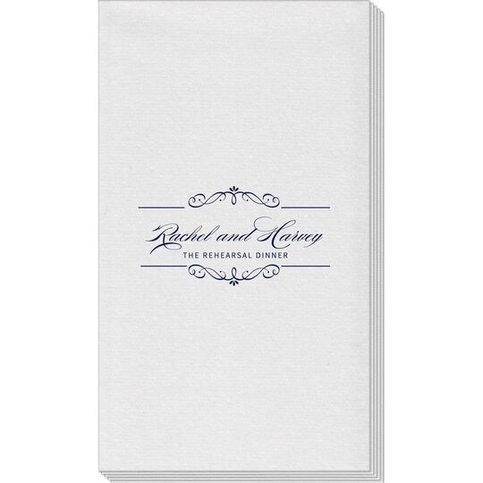 Bellissimo Linen Like Guest Towels