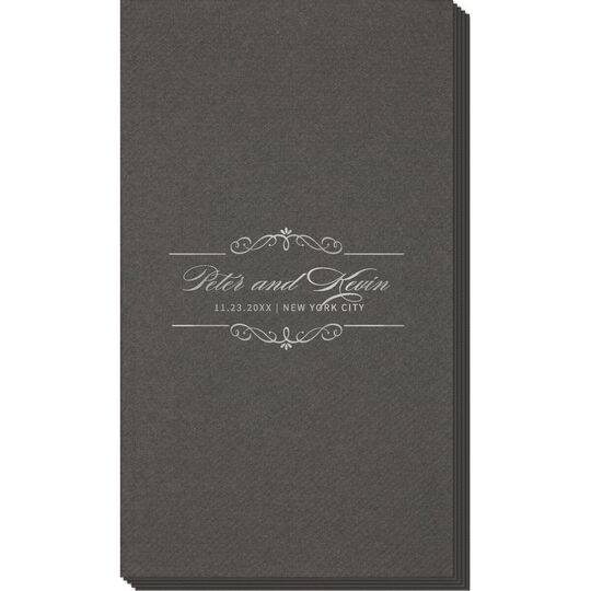 Bellissimo Linen Like Guest Towels