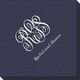 Script Monogram with Text Linen Like Napkins Image 1 of 2