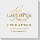 Love Laughter Ever After Linen Like Napkins Image 6 of 6