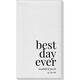 Best Day Ever Big Word Linen Like Guest Towels Image 1 of 5