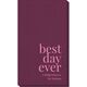 Best Day Ever Big Word Linen Like Guest Towels Image 4 of 5