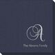 Elegant Initial Linen Like Napkins Image 2 of 5